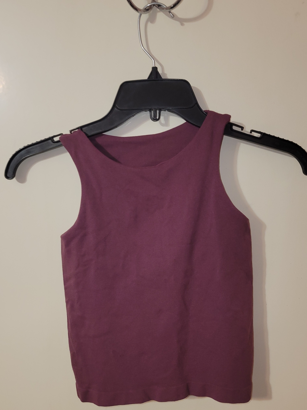 Free People Plum Sleeveless Crop Tank